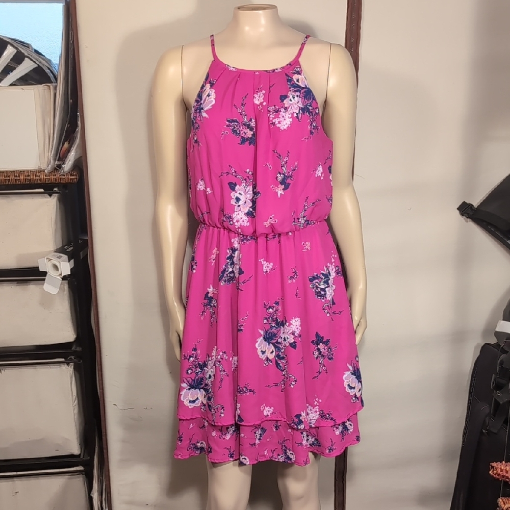 Blue Rain Vibrant Pink Garment